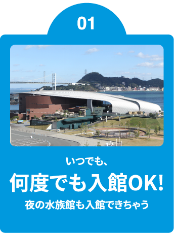 何度でも入館OK